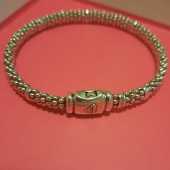 Lagos Caviar Rope Station Bracelet - Picture 3 of 3